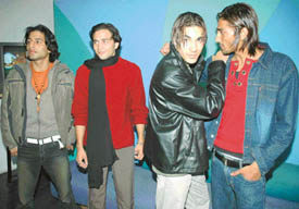City youths give a fashion statement in their own language. 