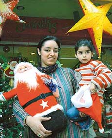 Santa and stars for me, please