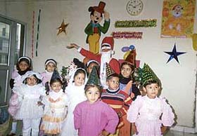 Students of Sri Hemkunt Public School, Sector 71, Mohali, celebrate Christmas and New Year