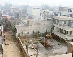 A diesel dump in the Beantpura area in Ludhiana.