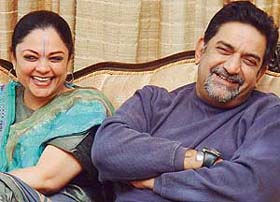 Baba Azmi, son of legendary poet Kaifi Azmi, lives the joy of togetherness with Tanvi, his wife of 20 years