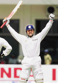 Virender Sehwag hammered a record-breaking 309 against Pakistan.