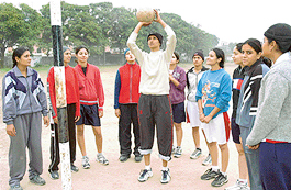 The UT women's netball team which will take part in the Senior National Championship in Delhi from December 28