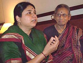 Kalaapini Komkali and Vasundhara Komkali, both vocalists, are in Jalandhar to perform in the 129th Shree Baba Harballabh Sangeet Sammelan in Jalandhar on Friday.