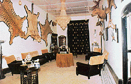 The Garhwal Regimental Centre Officers Mess abounds with games trophies.