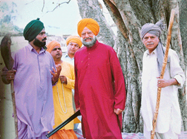 A scene from film Baba Deep Singh Shaheed 