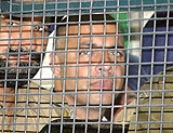 Maninder Pal Singh Kohli, accused in the Hannah Foster rape and murder case, being taken away by the police from the district courts in Chandigarh