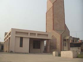 A view of the memorial of late President, Giani Zail Singh, at Sandhwan village, near Kotkapura
