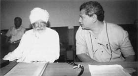 Harkishen Singh Surjeet and Sitaram Yechuri