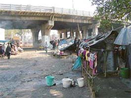 There is no open place in the city has not been encroached upon by squatters