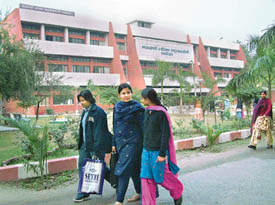 A view of Govt Polytechnic for Women, Jalandhar.