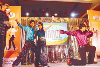 Young couples competing for Sony television's new reality show Dance Dance, a search for the ultimate dancing couple, in the Capital. 