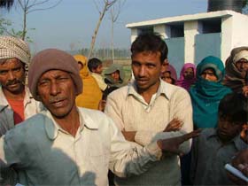 A member of the community panchayat at Khurdban Dera, Yamunanagar, which ordered Munni Devi and her family to leave the village.