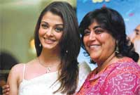Aiswarya Rai with Gurinder Chaddha