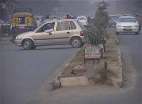 Gaps on road dividers in the twin townships of Jagadhri and Yamunanagar have become one of the main causes of accidents