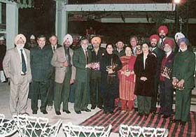 Winners of the Fun Golf Tournament at Chandigarh Golf Club in Chandigarh