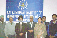 faculty members of the Sri Sukhmani Institute of Engineering and Technology, Dera Bassi, who contributed Rs 1 lakh to the Prime Ministers National Relief Fund through The Tribune