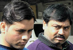 Amit and Vinod Kumar, arrested by the Cyber Crime Cell of the Delhi Police, in the Capital