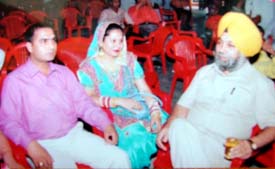 A file photograph of the deceased couple, Harpreet Singh and Amandeep Kaur, with the prime accused Amrik Singh