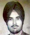 Surjan Singh during his youthful days in the Army