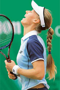 among the women, several Russians are vying for the title, including Elena Dementieva, who recently won the Hong Kong Challenge tournament.