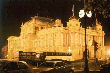 Croatian National Theatre in Zagreb          