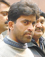 Pakistani national Mohammad Azhar Rafiq, who was arrested  in the Capital on Monday.