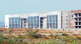 The first block of the IT park in Chandigarh is ready. By March, companies are expected to start operations. 