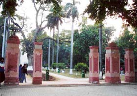 Gates at the Baradari Gardens, Patiala, which conform to the original character of the area
