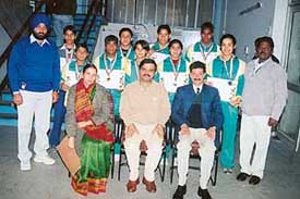 City school judokas, who won medals, were felicitated by the UT Education Department in Chandigarh on Thursday.