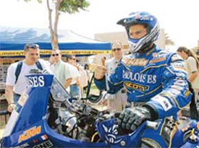 Frenchman Cyril Despres bagged the motorcycle crown and said his triumph was also a tribute to fellow competitor Fabrizio Meoni