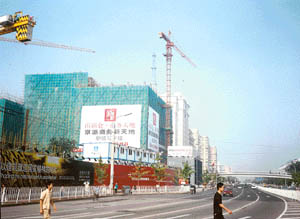 There is feverish construction activity in Beijing