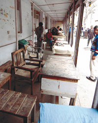 The Patiala House was deserted on Monday after lawyers struck work following the death of a colleague in police custody.