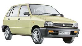 The upgraded Maruti 800 with more user-friendly features. The upgraded cars will be rolled out in the country over the next 10 days.