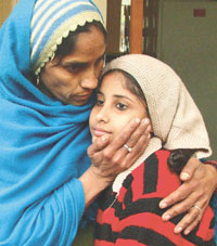 Charu with her mother in the Capital