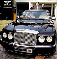Bentley Regional Director Ian Gorsuch during the launch of Bentley Arnage RL in New Delhi on Monday. 