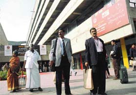 Delegates return after attending the 57th annual conference of the Indian Psychiatric Society at the PGI on Tuesday.