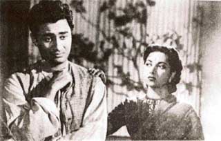 Suraiya with Dev Anand in Sanam