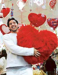 With the Valentines just four days away, the fever is swamping the Chandigarh shops
