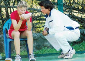 Alexander Mathews talks to Justina Derungs of Switzerland