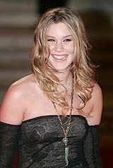 British singer Joss Stone arrives at the Brit Awards in London