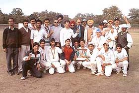 Chandigarh Super Six which won the National Six-a-Side Cricket Championship held at Sector 16 Cricket Stadium, Chandigarh