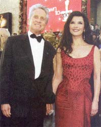 Catherine Zeta-Jones and Michael Douglas