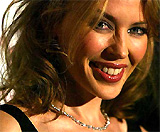 Australian singer and actress Kylie Minogue arrives at the Elle Style Awards in London on Wednesday