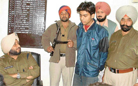 Sachin Kumar in police custody in Ludhiana