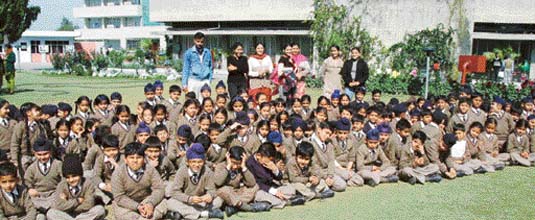 Students of Saupin’s School, Sector 70, Mohali visit The Tribune office in Chandigarh