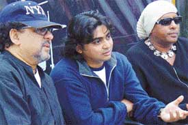 Louiz Banks, Niladri Kumar and Sivamani in Chandigarh