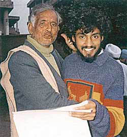 Kumar Vikal with photographer Dewan Manna