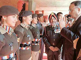 Punjab Governor and UT Administrator S.F. Rodrigues with the NCC cadets, who won medals at Republic Day parade in Delhi.