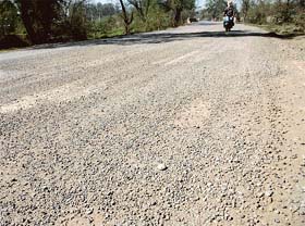 The Landran-Banur road